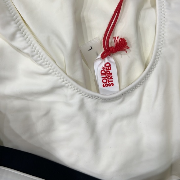 SOLID & STRIPED Nina Belted Swimsuit cream - Picture 9 of 12